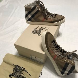 Burberry High Top Painton sneakers